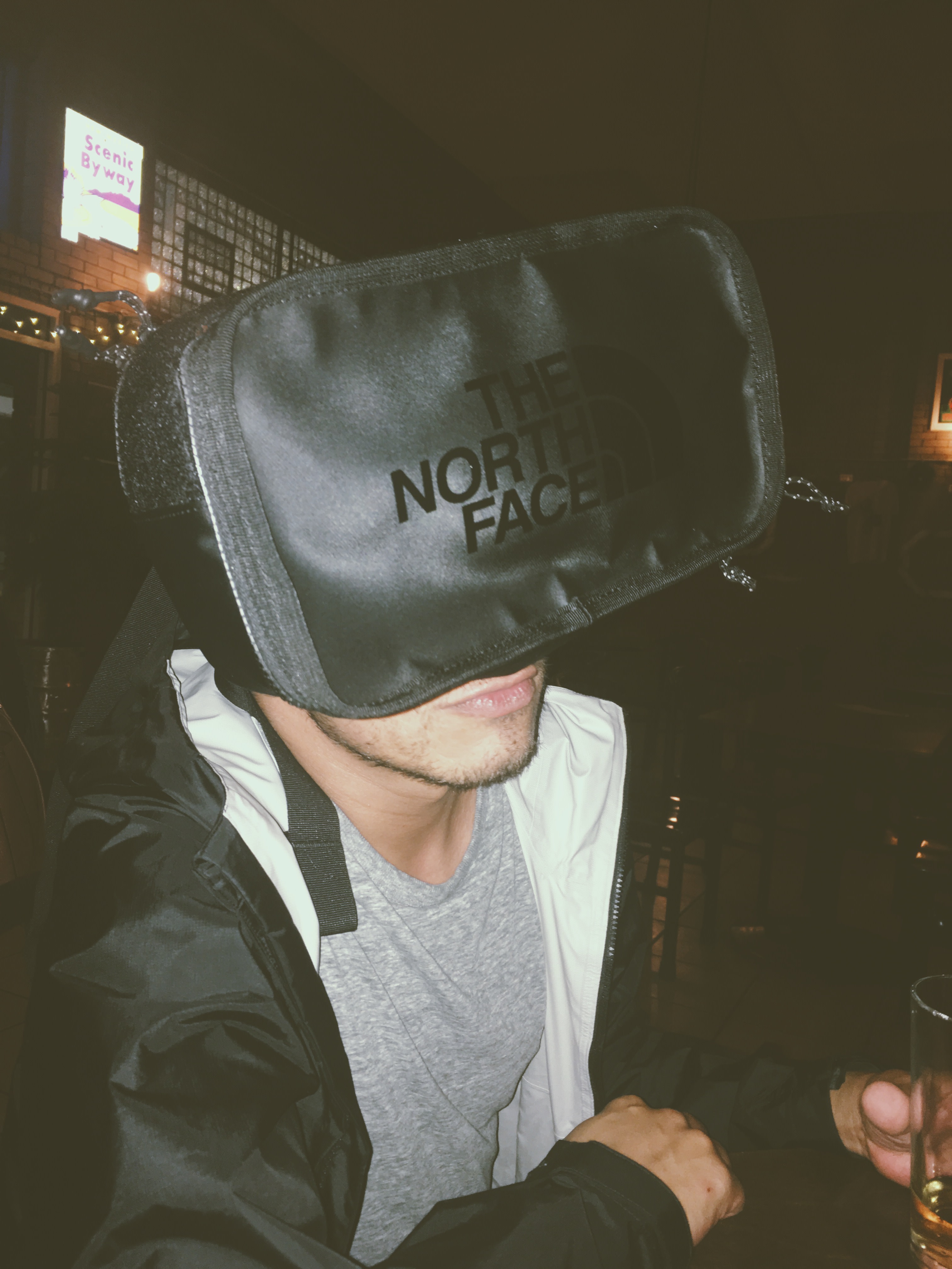 Looks like a VR headset which is a cool party trick.