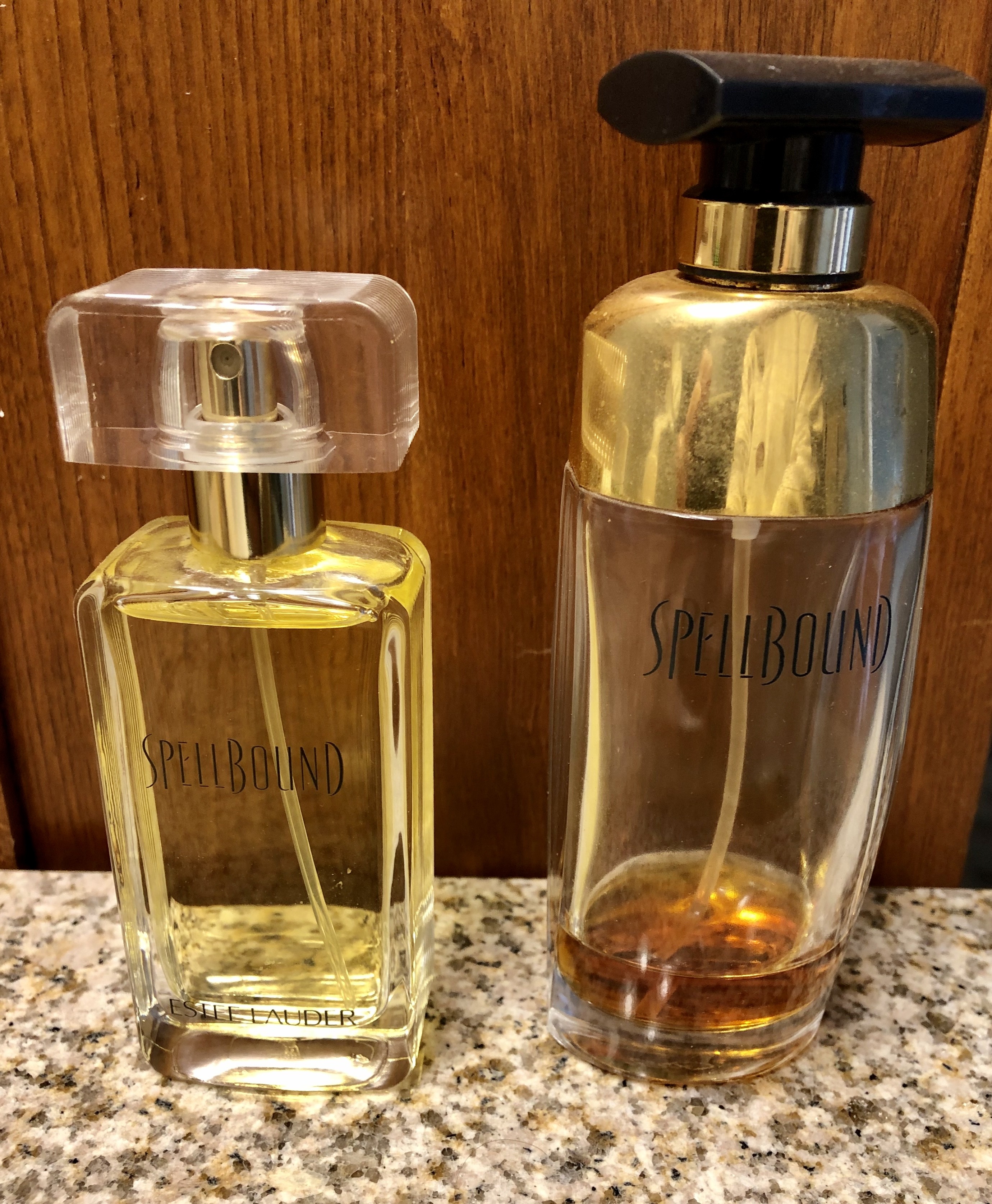 Spellbound - New on the right, tried and true on the left.