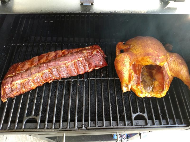 Ribs and chicken are the bomb