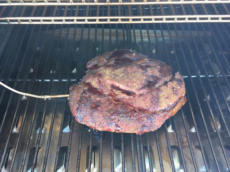 Chuck Roast smoking