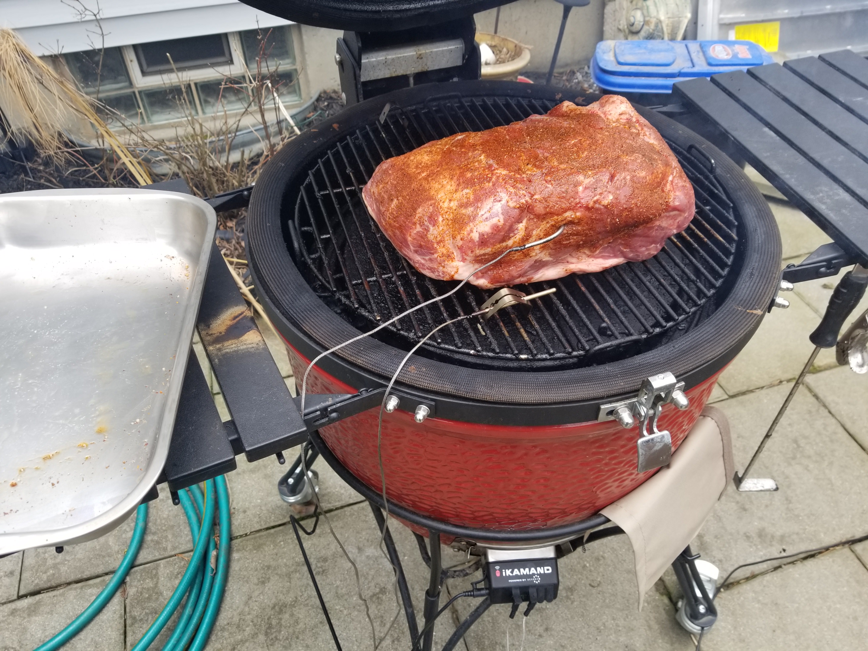 Unit with canvas cover not yet in-place