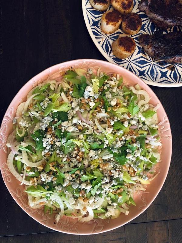 Ignore the salad, that surf and turf in the top right is where it?s at!!!!