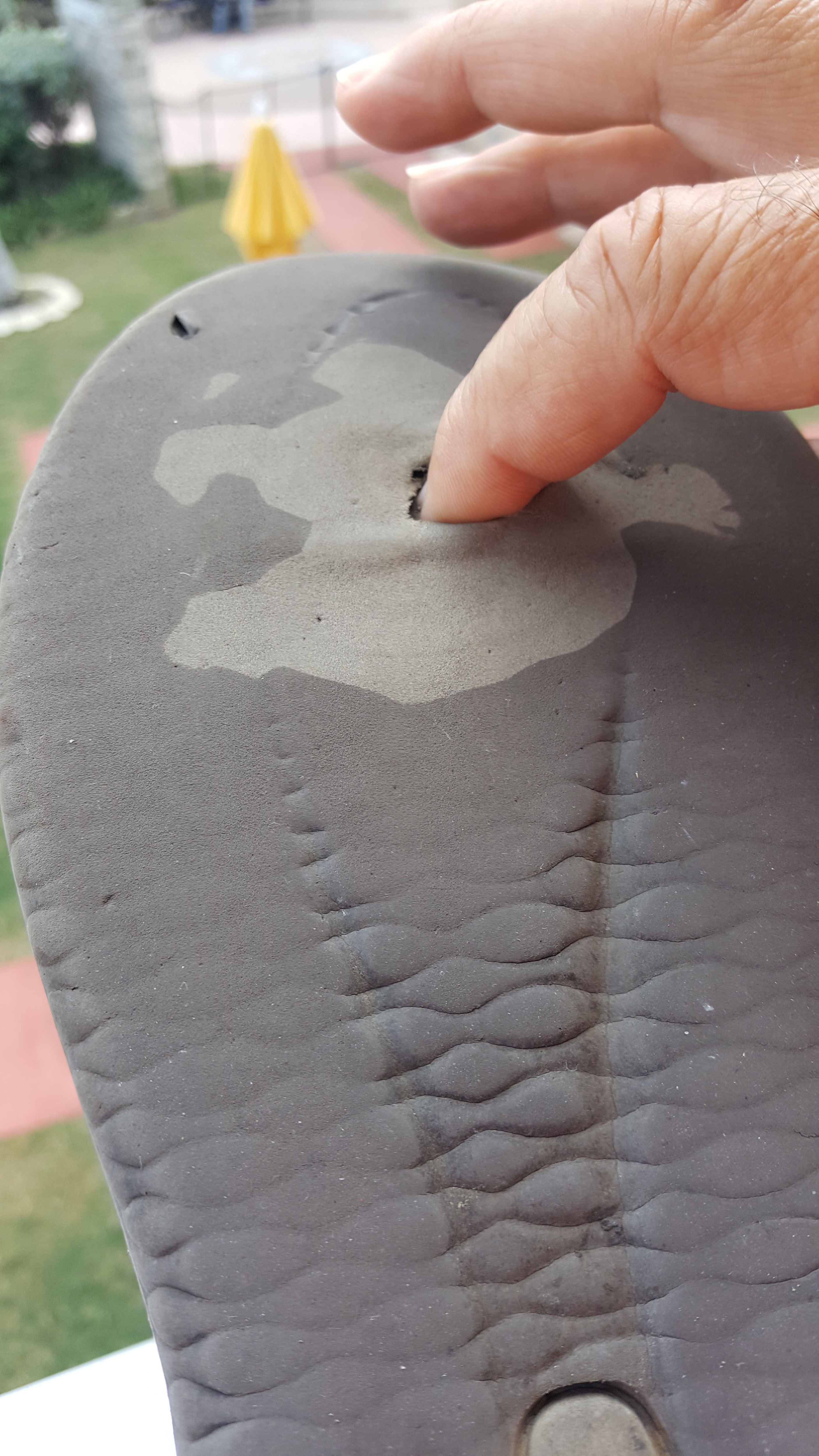 Had to avoid puddles