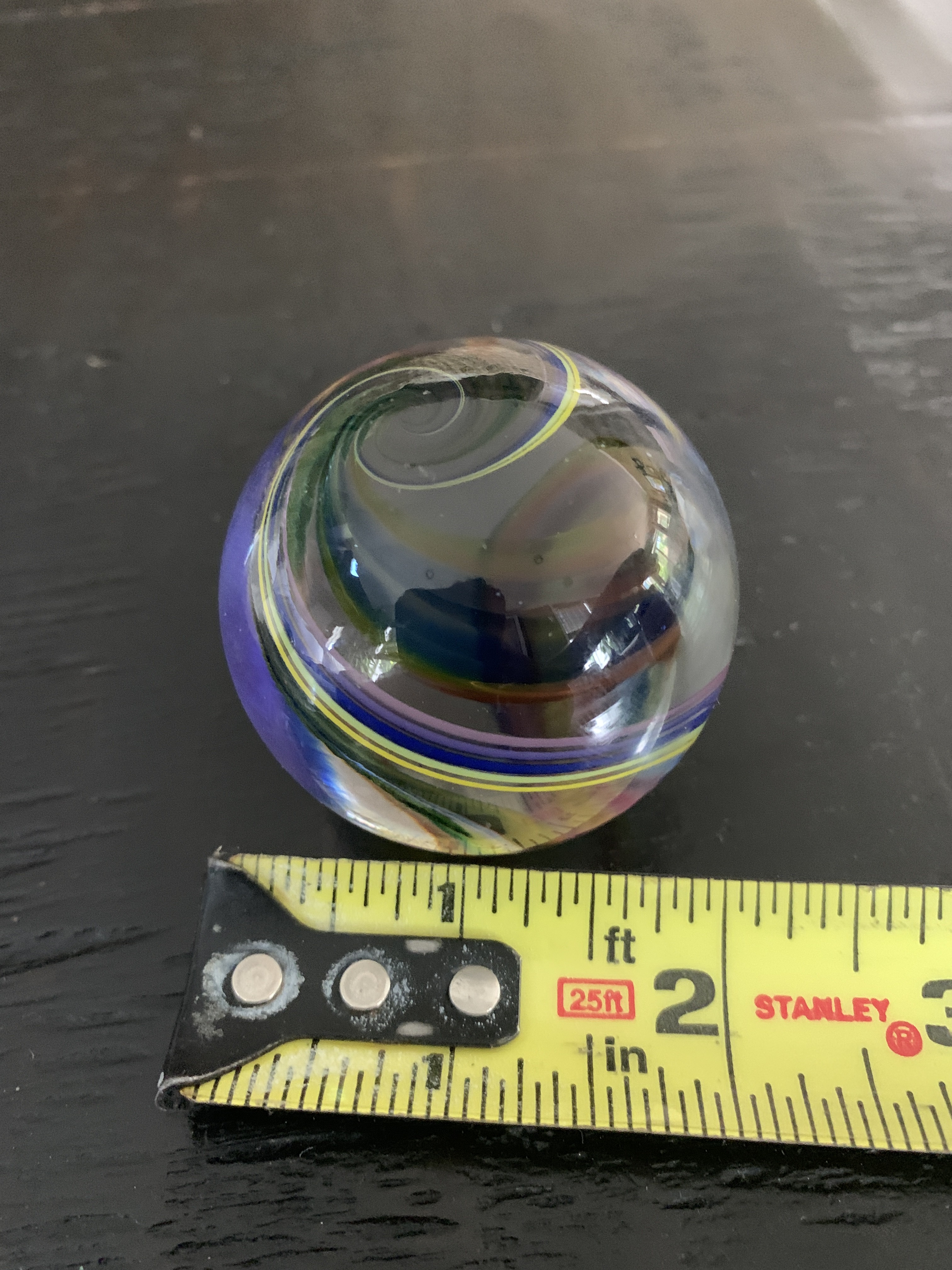 Glass Rainbow Marble Spinner Rainbow Art, Creative Decor Goods