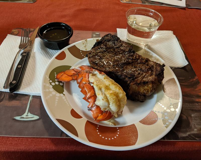 Steak and lobster