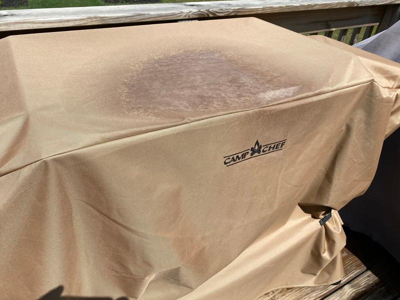 After only just over a 1/4" of rain earlier in the morning.