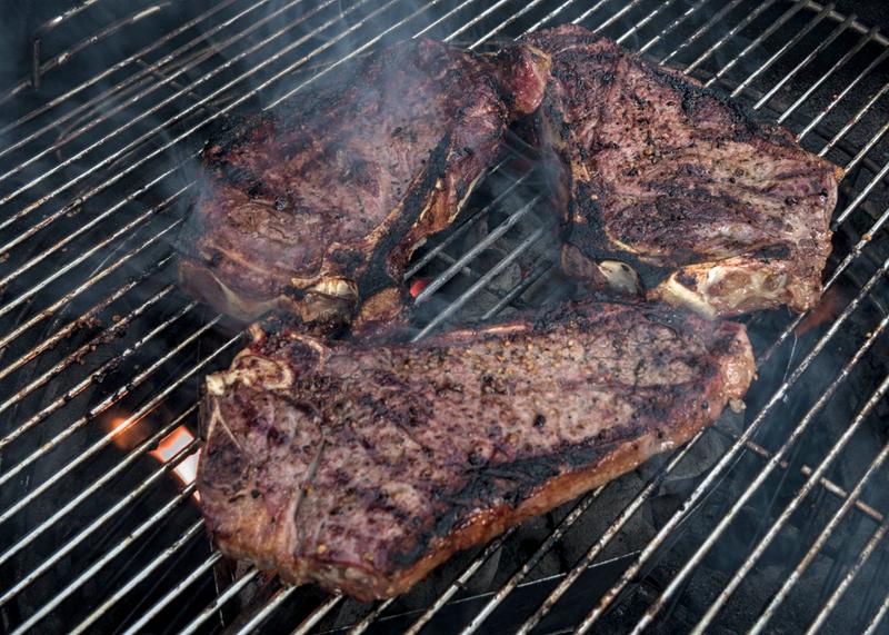 Reverse seared NY Strip.