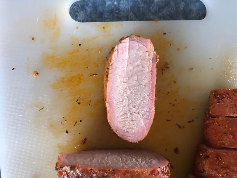 Pork Loin first smoke.