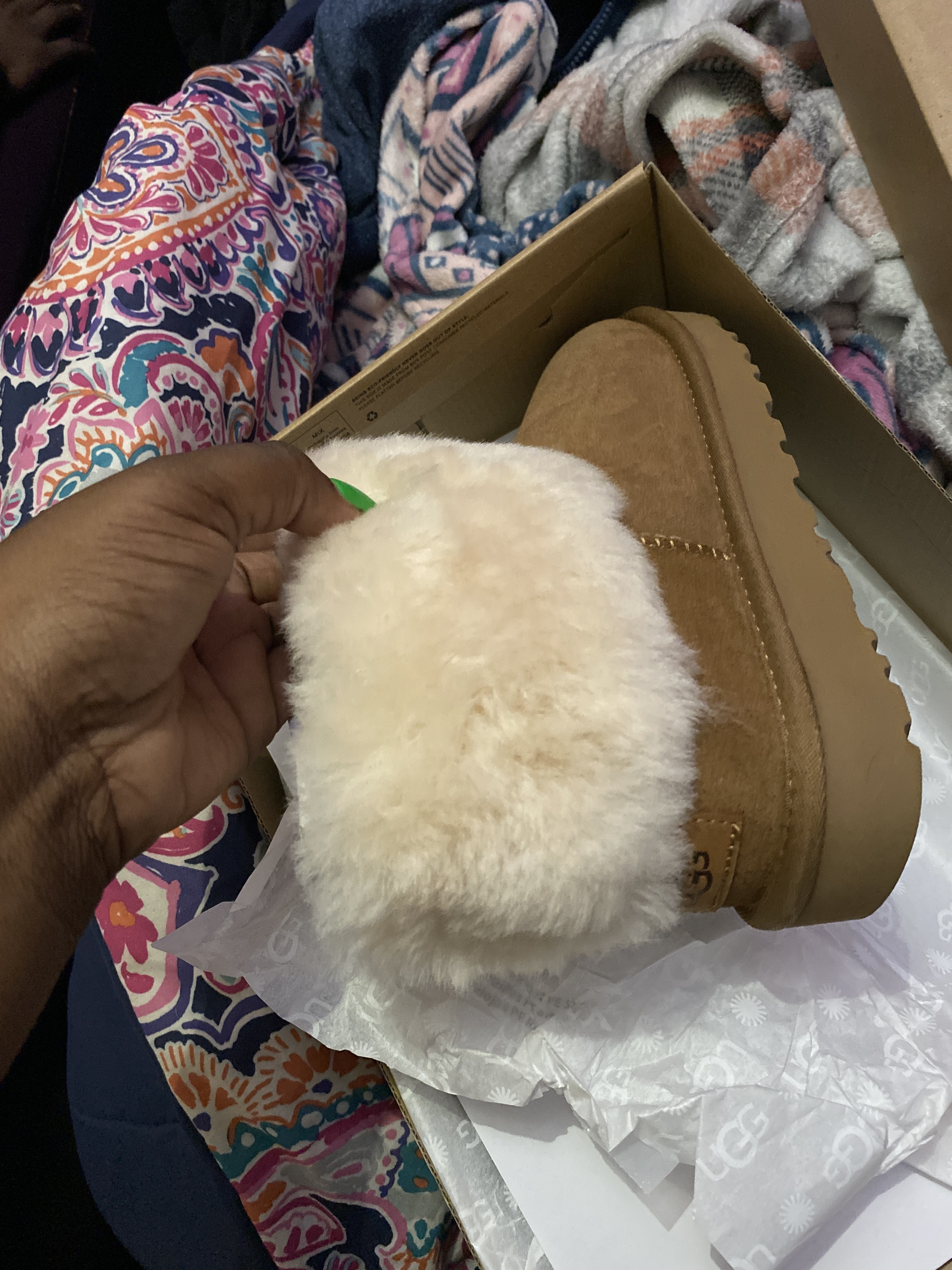 UGG® Women's Classic Mini Fluff Booties | Bloomingdale's