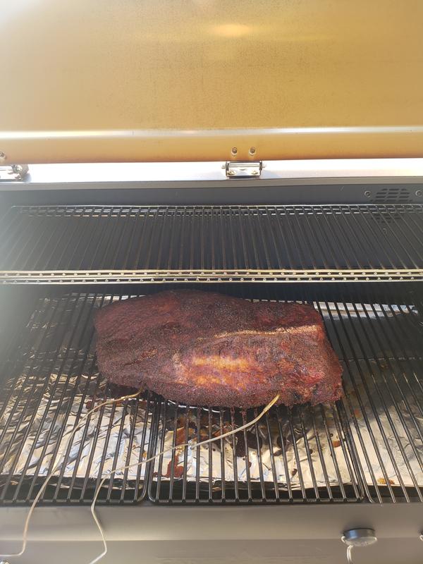 Brisket going good!