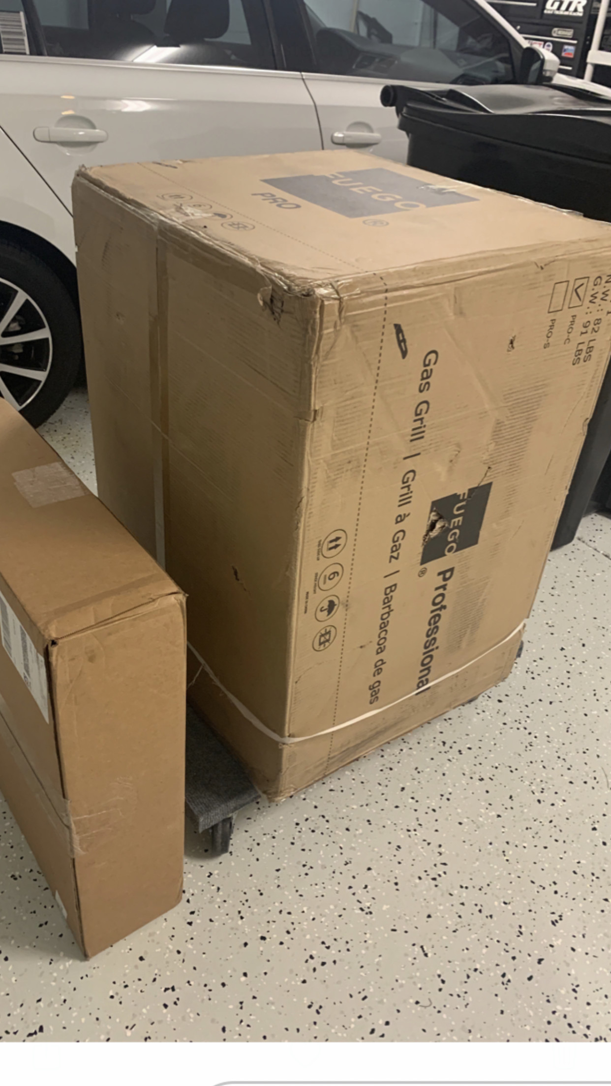 Quick ship. Ordered on Sunday, received it on Friday, in time for weekend gourmet fun!