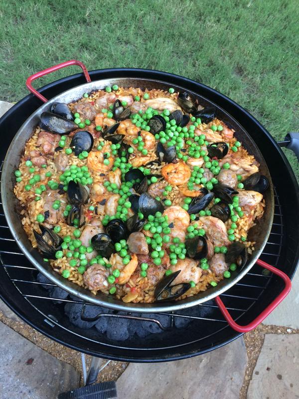 Paella on the Grill
