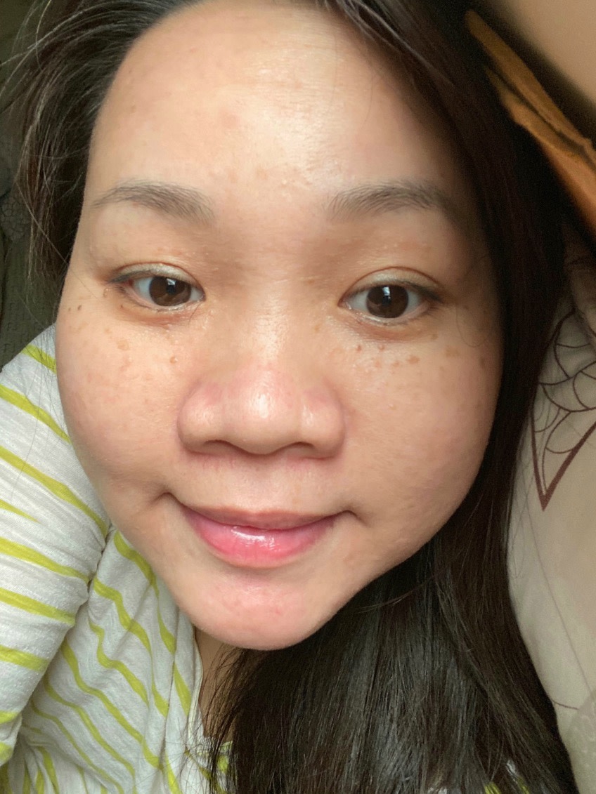 After using cleanser ..feeling fresh and smooth..!