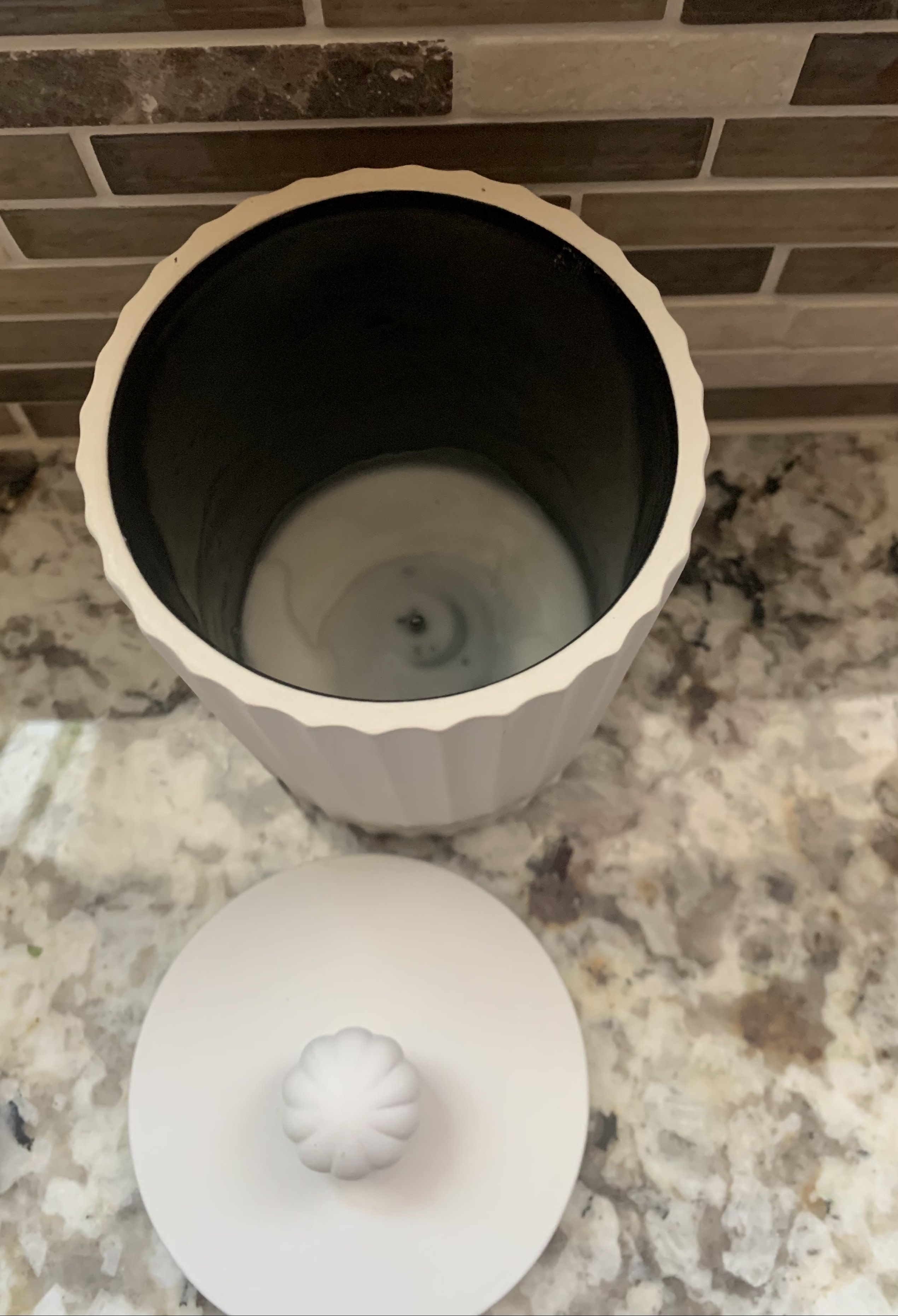 Mom burned one down for the first time.