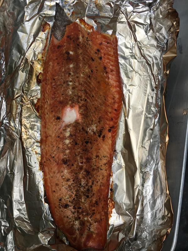 Beef short ribs. Mac n cheese.  Salmon