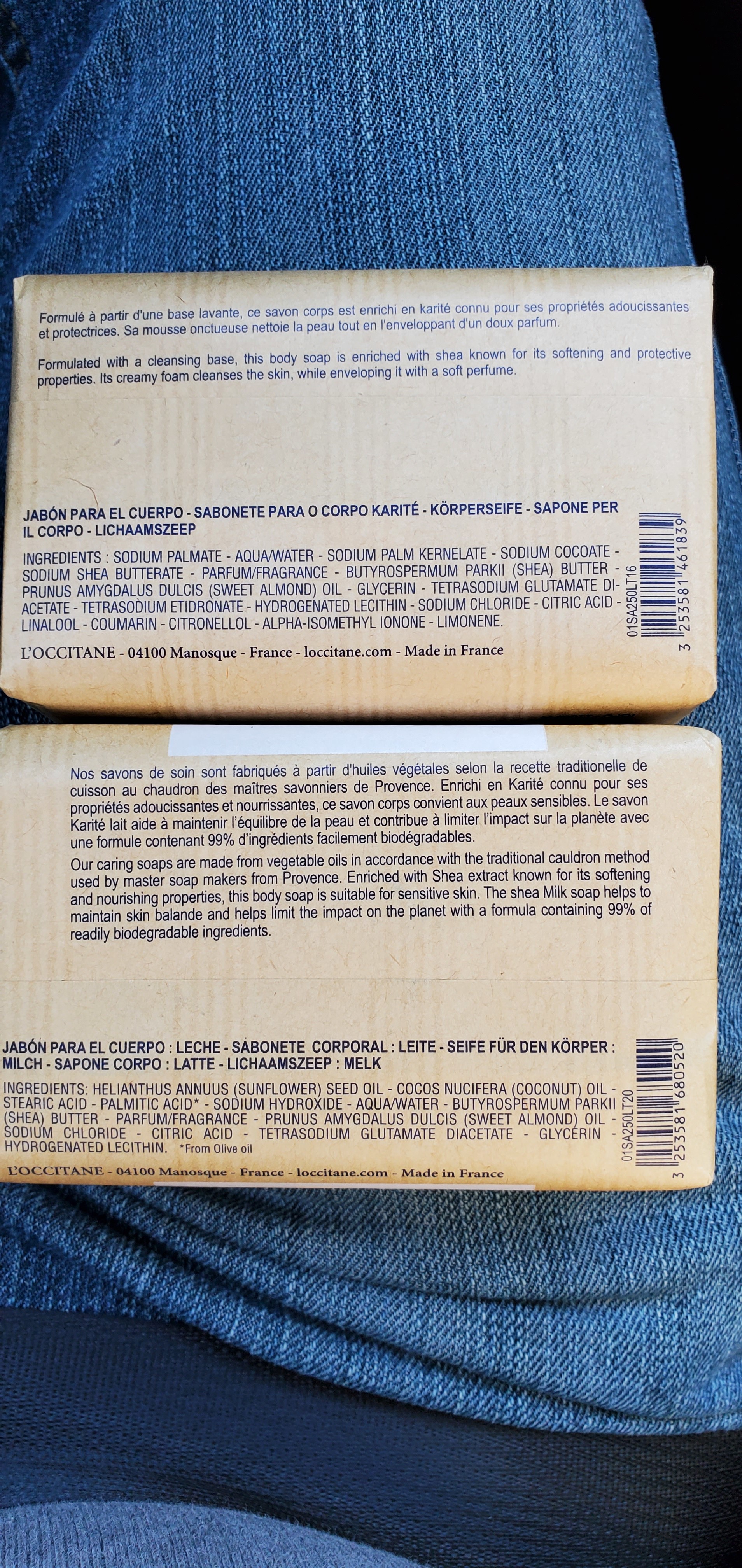 Old/New bar back (old on top)