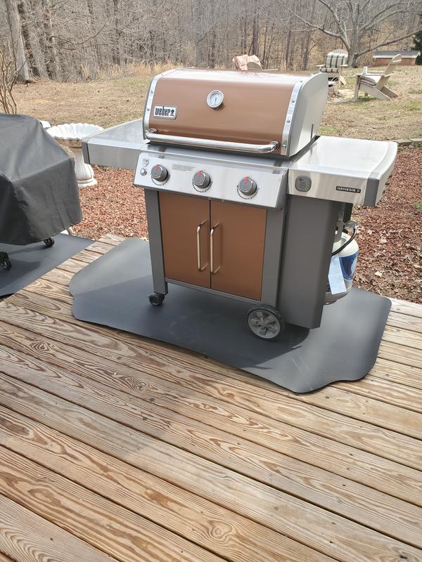 Day one, placed and ready to grill