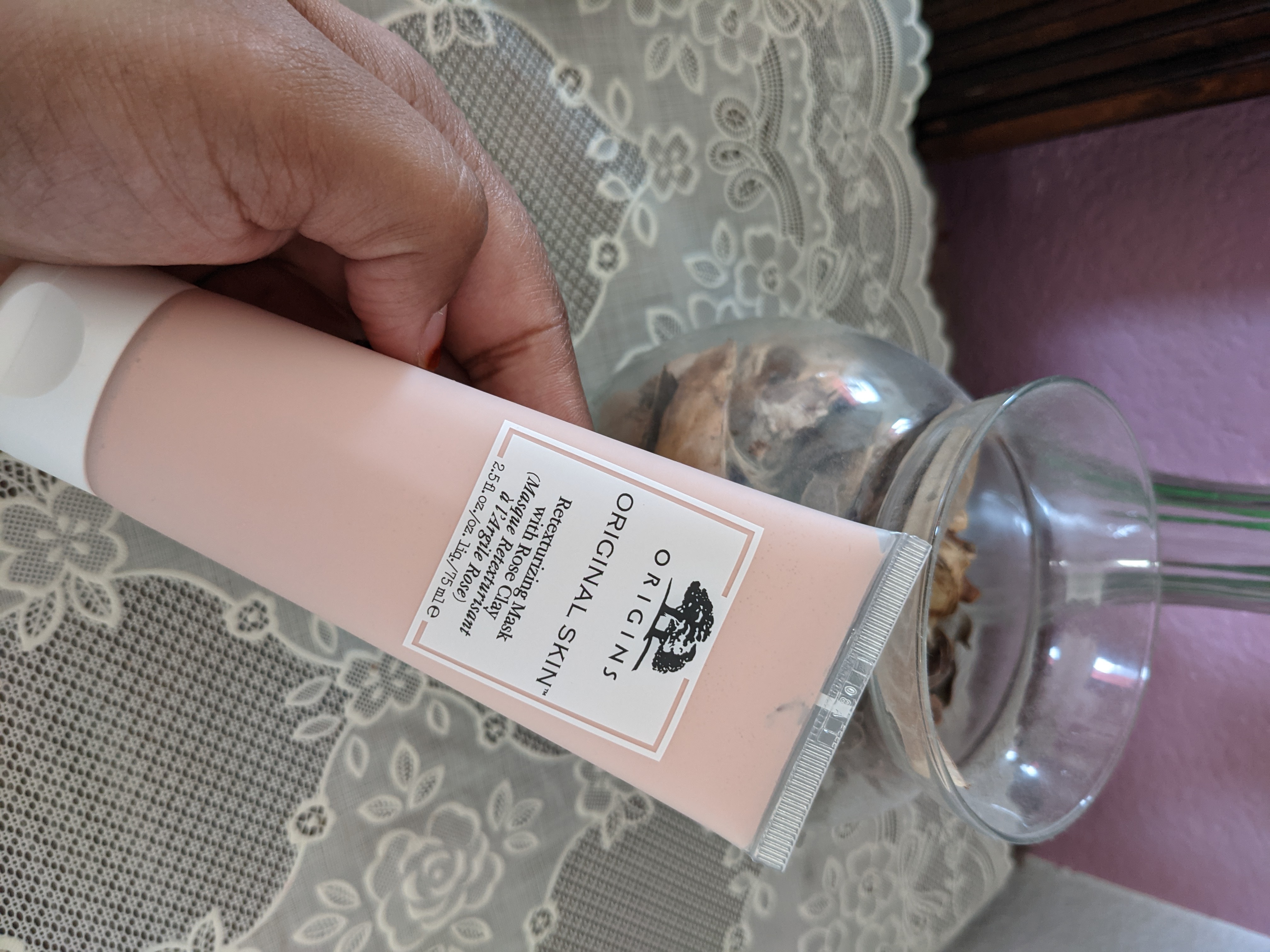 Rose Clay mask!