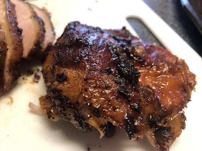 Coffee Brown Sugar Pineapple Glazed Spiral Ham! Wicked delicious!