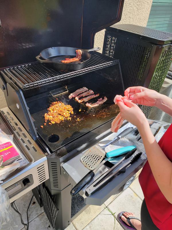 Griddle getting used