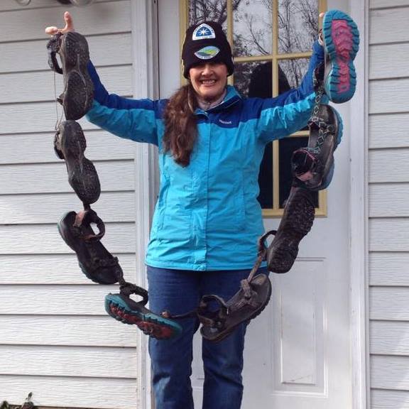 My Teva Terra Fi 4s from my hike of the 4,600 mile NCT.  Now a betrayed customer.