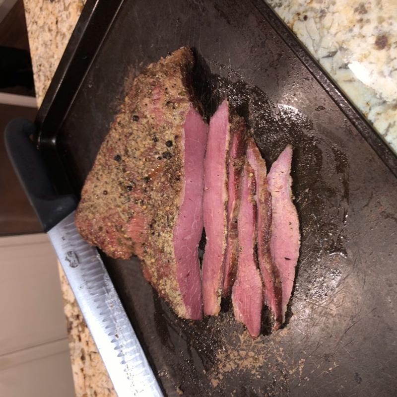 My first try at pastrami