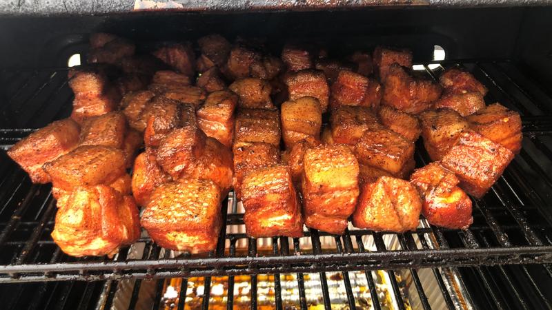 Pork belly burnt ends