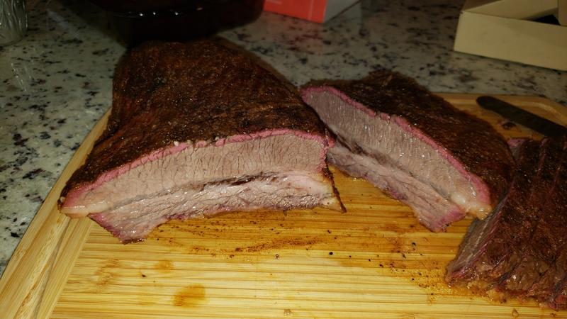 My first Brisket on the MB1050