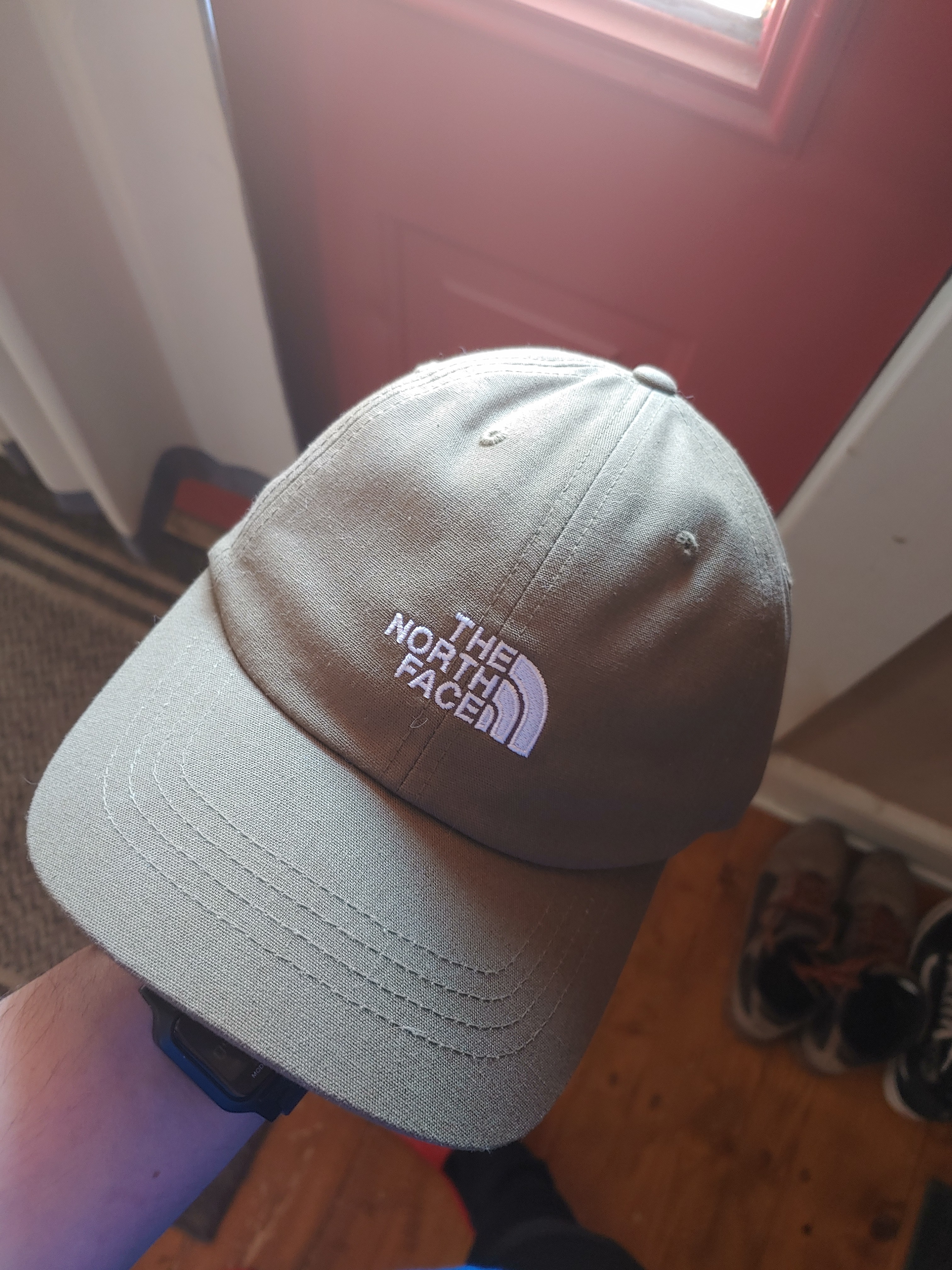 Front of hat in sun