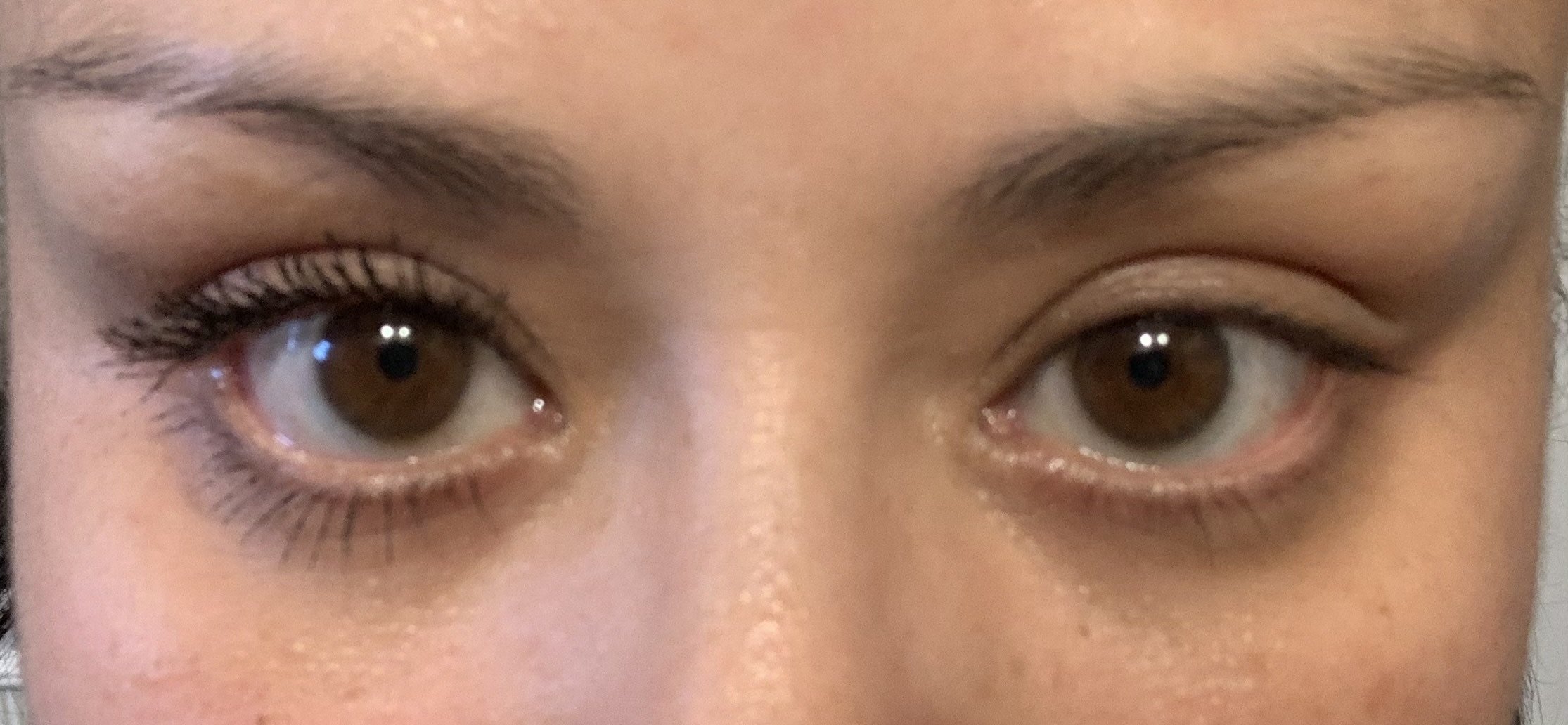 With & Without Mascara...