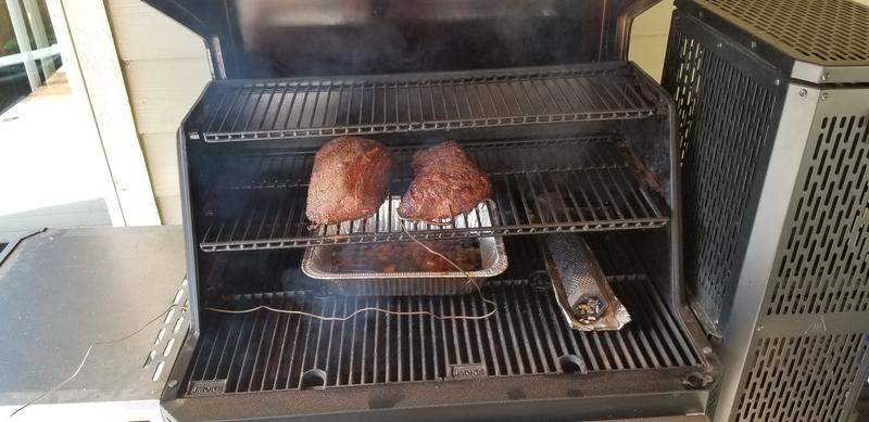 Smoking some pastrami