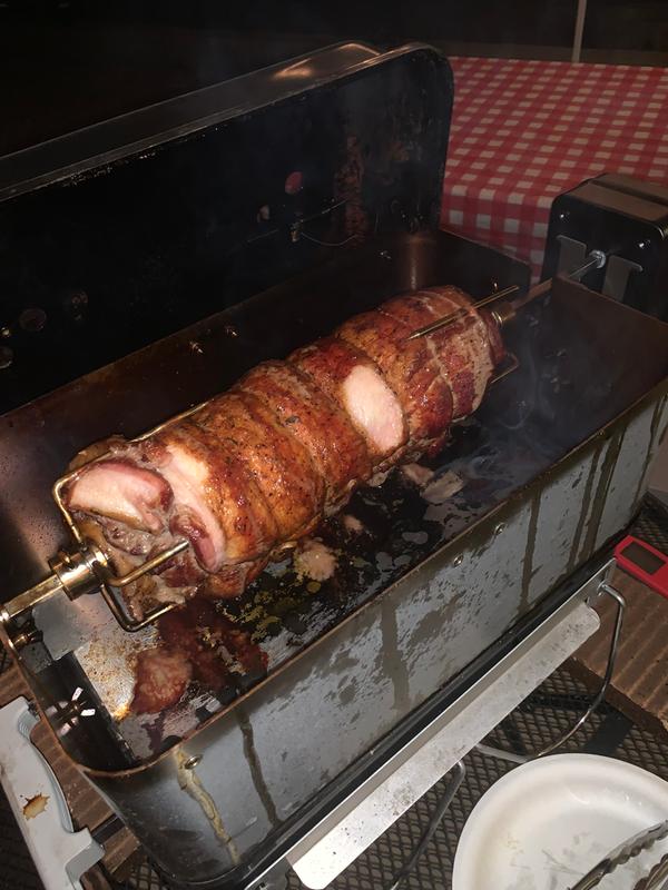Porcetta is done.