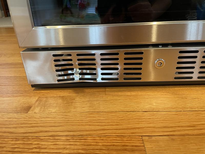 Bent in grill