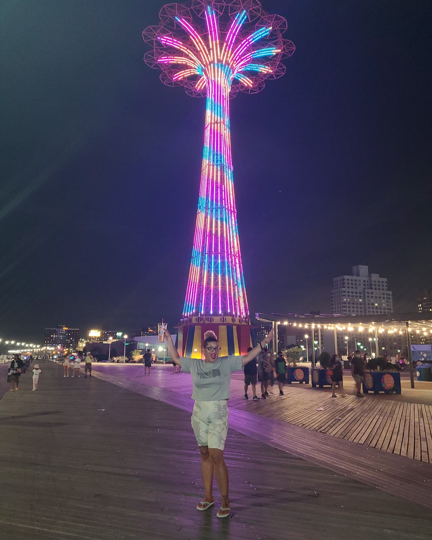 The North Face reppin' Coney Island