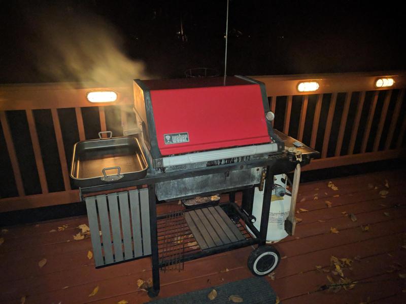 Replaced my 22 year old Weber - which was still going strong ! Gave it to my son. He was thrilled.
