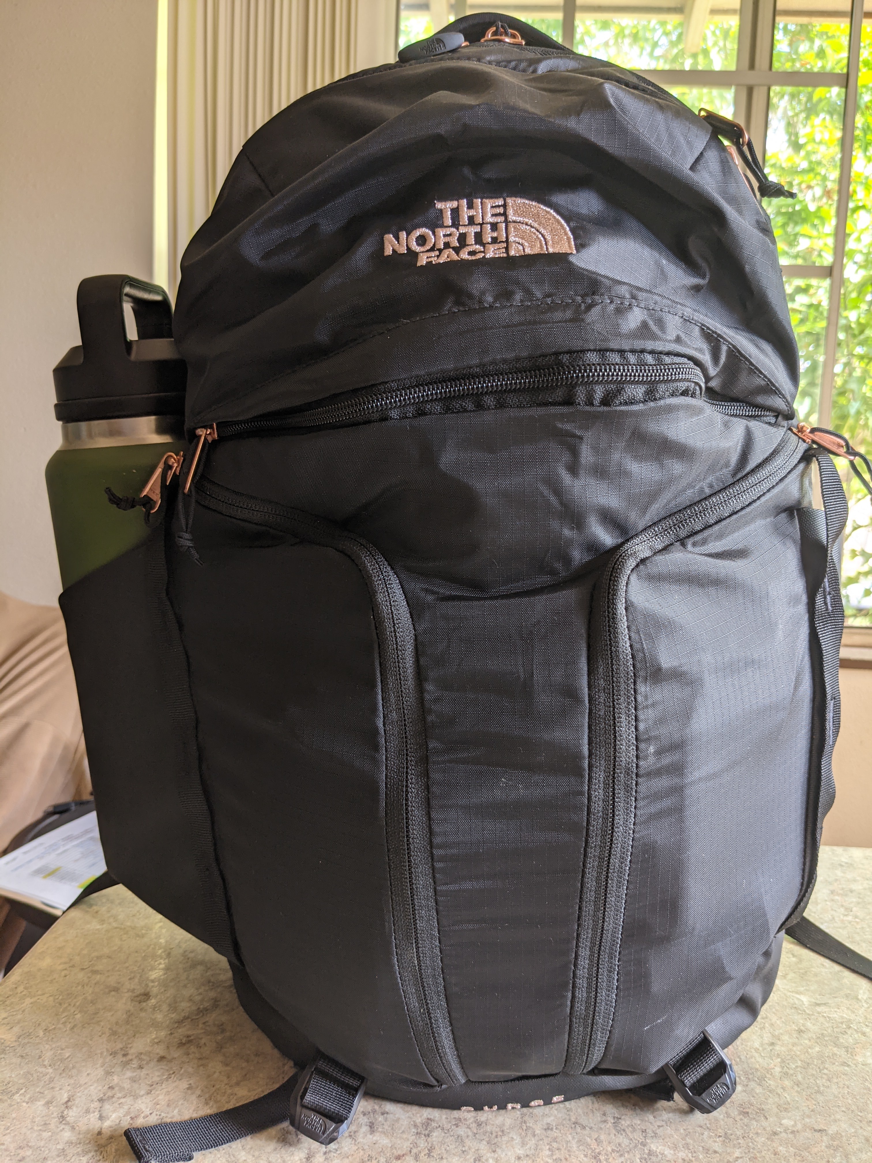 front profile after jacket arranged at bottom