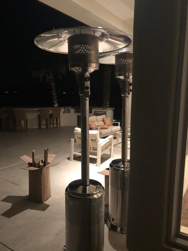 My two new patio heaters
