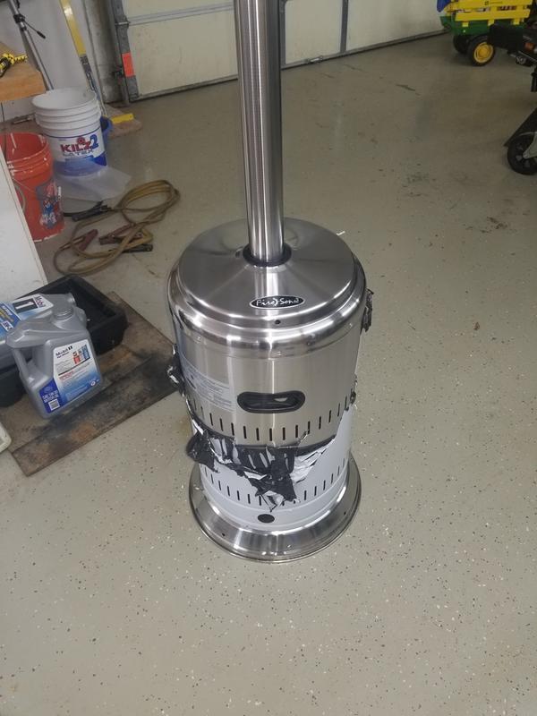 cover torn but no damage