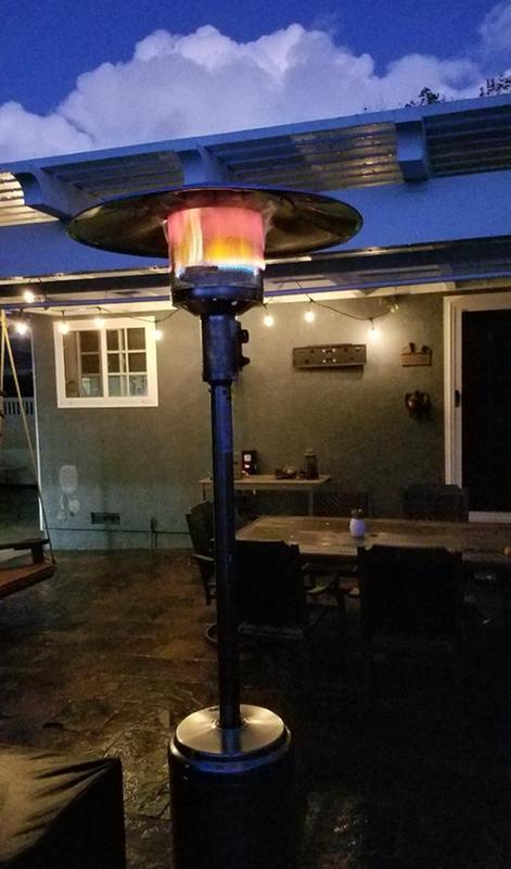 First time using our new heater