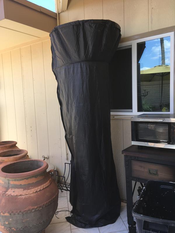 Great size to cover it from sand storms