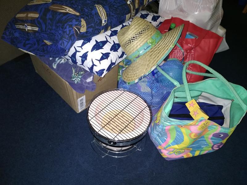 Packed up for vacation!