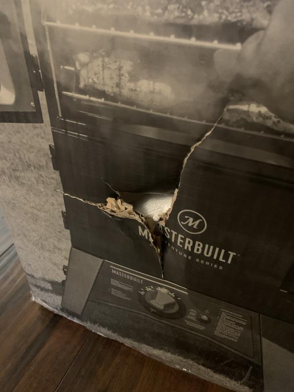 Photo of dent and box