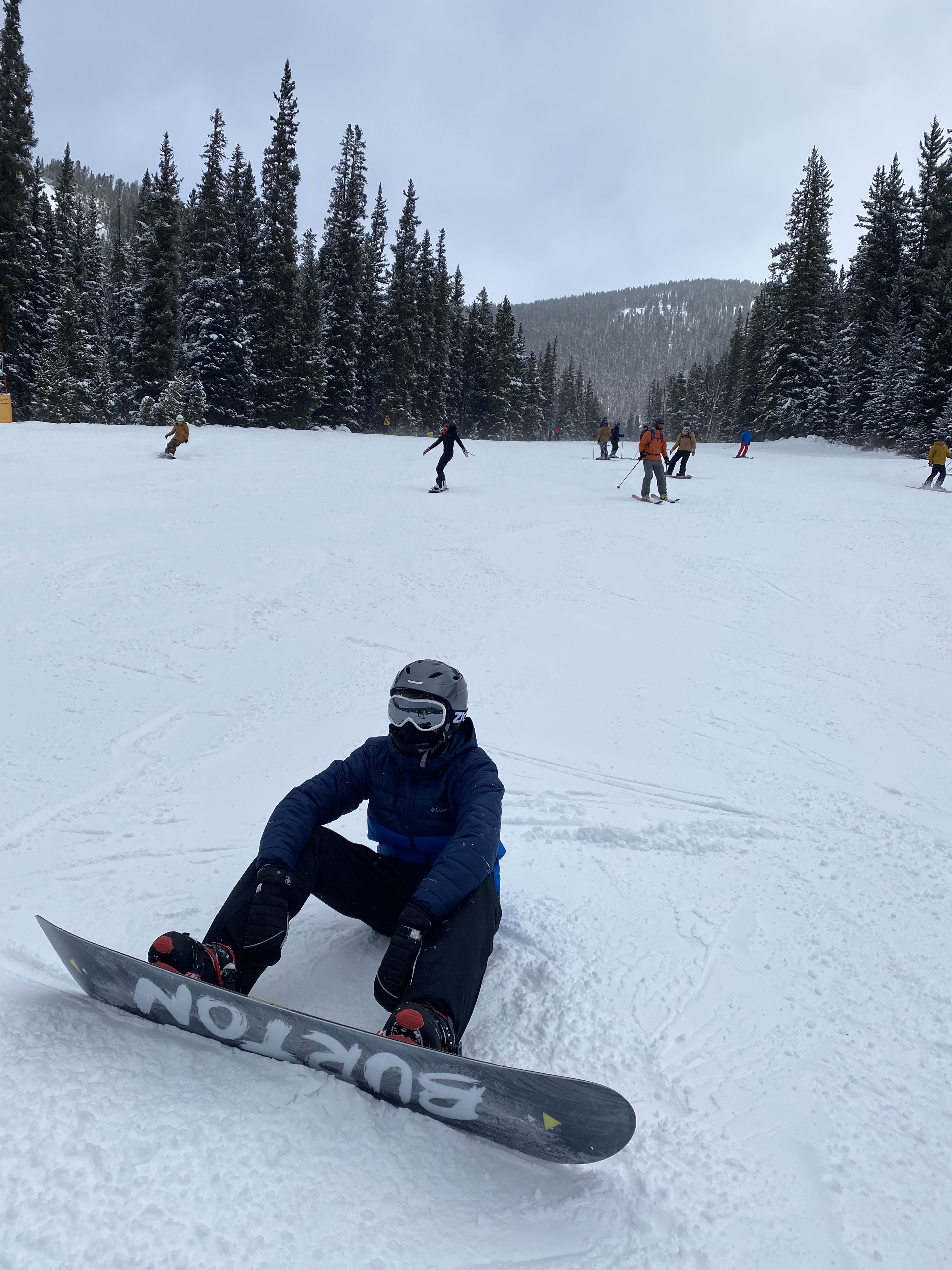 Weston in his Northface snowpants