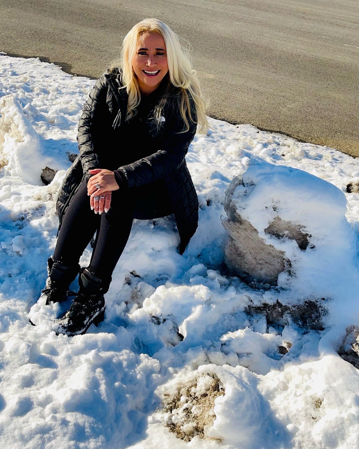 I also had it on in Deer Valley, Utah. It stretches nicely, very comfortable and I wasnt cold.