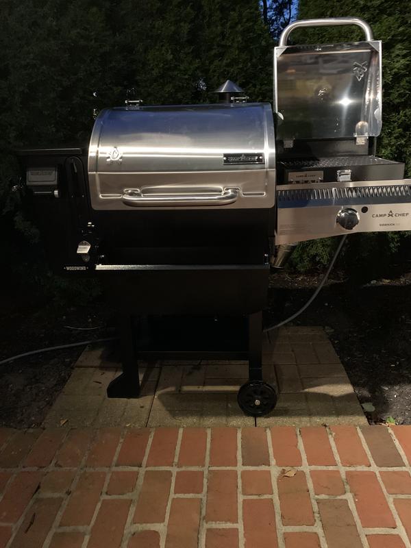 Couldn't wait until daylight to finish setting up.