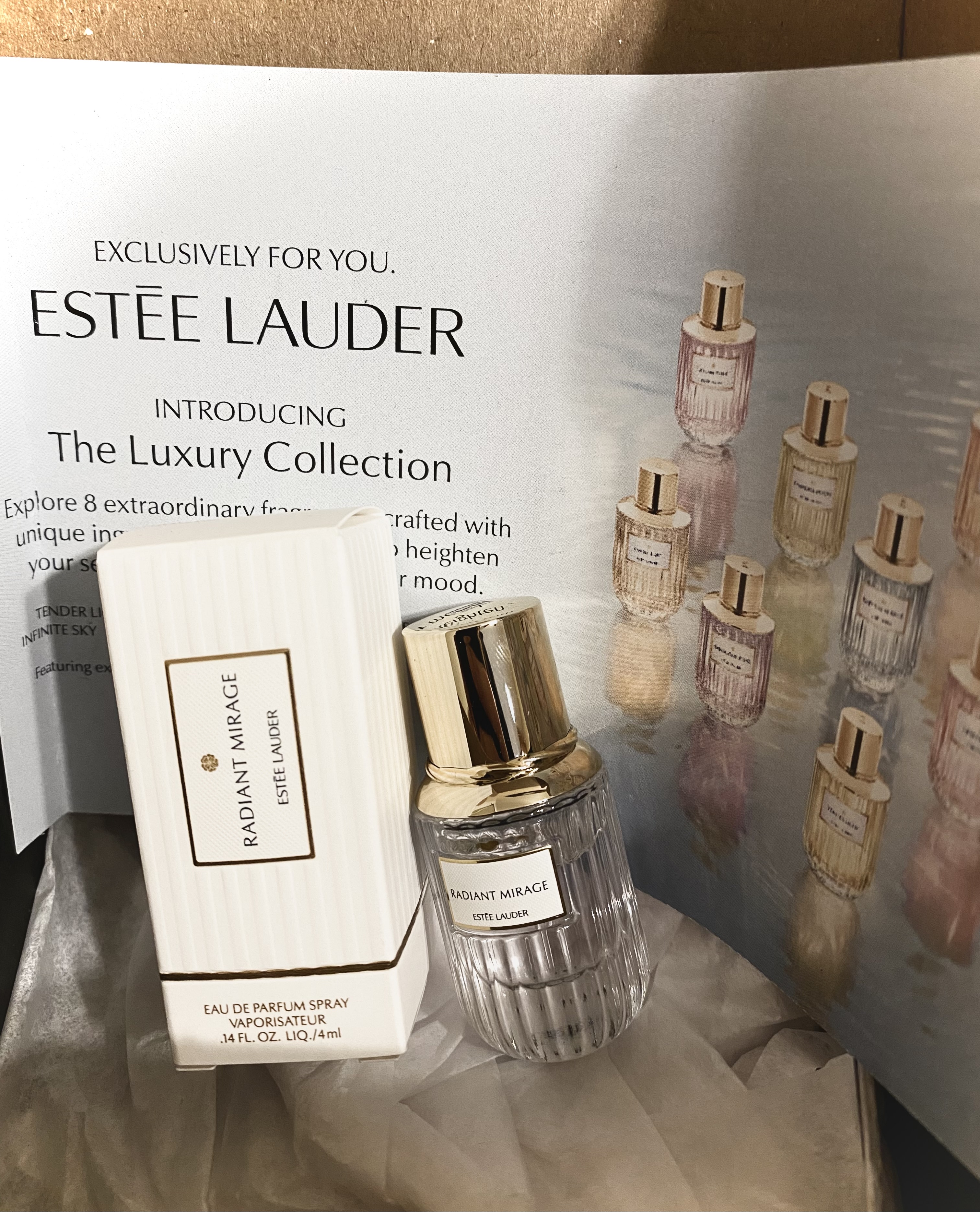 Estée Lauder Radiant Mirage Eau de Parfum Travel Spray, 0.34 oz