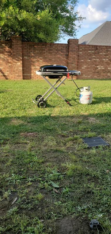 Getting ready to grill