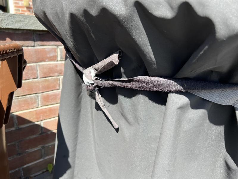 Velcro on straps does not hold up