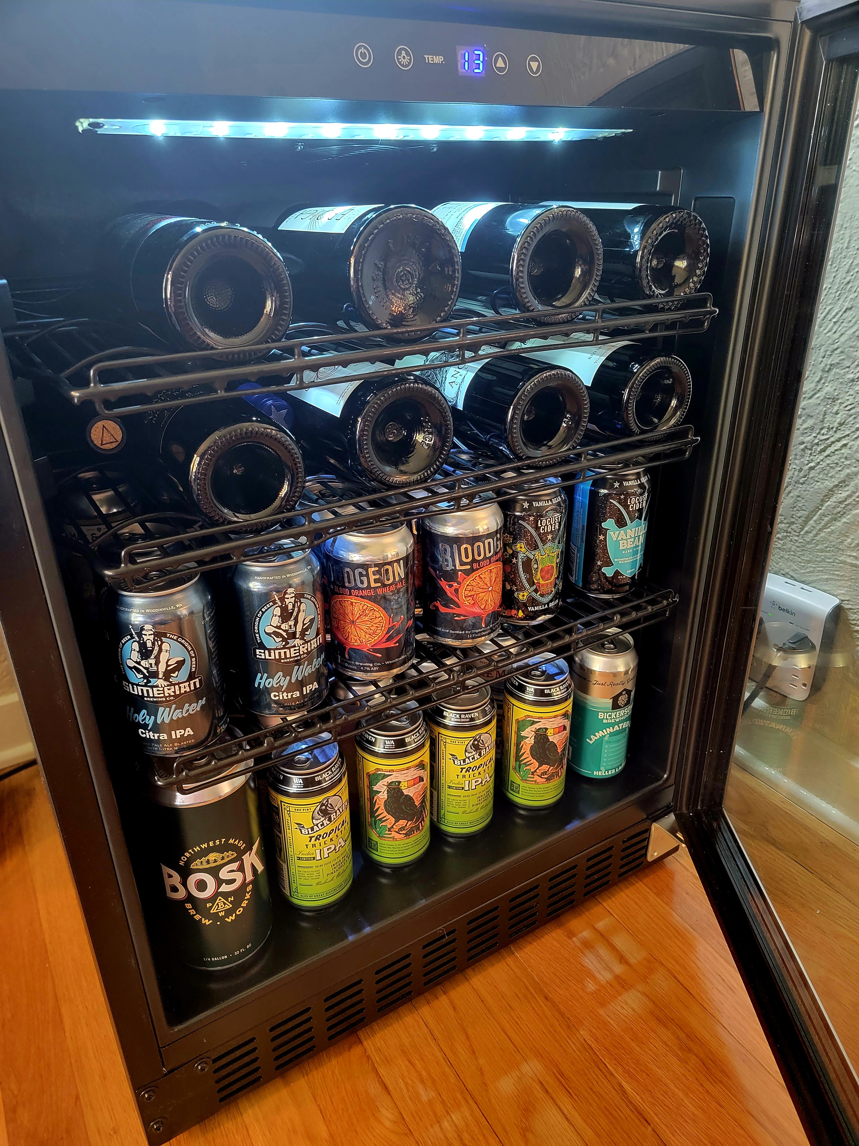 Perfect size beverage refrigerator to entertain friends