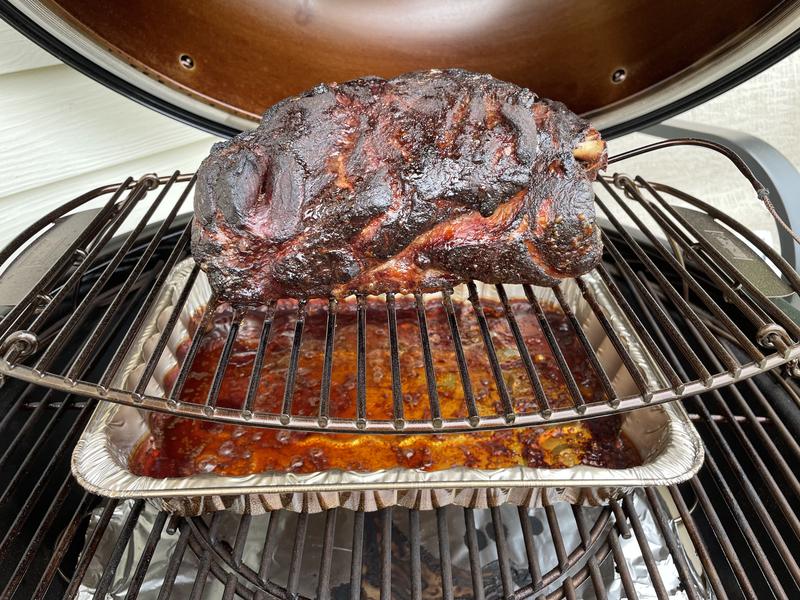 Pork Butt cooked low and slow for 11 hours.